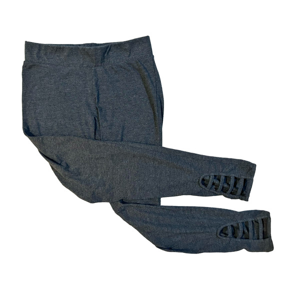 Old Navy Gray Cotton Leggings Womens Size M - Picture 1 of 7
